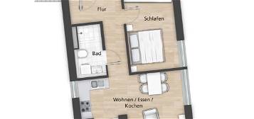 Kapitalanlage - 2-Zimmer-Neubauwohnung in Bamberg - Eigenheim -Neubau