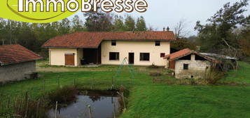 St Julien Sur Reyssouze -A Vendre Ferme 90 m²