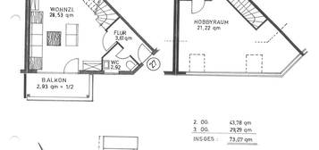 Nachmieter für 2 Raum (Maisonette) Wohnung in Haar