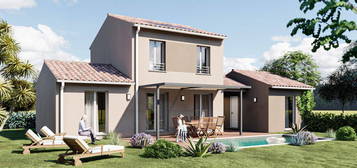 Maison neuve F4 - RE 2020 - Terrain clôturé