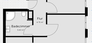 2 Zimmer Dachgeschosswohnung ca. 64 qm