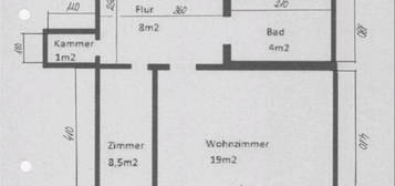 Wohnung 2,5 Zimmer im Hochparterre