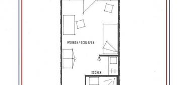 Kaufpreisreduzierung: Köln-Mitte, City Life Cologne, vermietetes Appartement mit EBK und Loggia