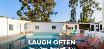 LAUGH OFTEN ☀ Beach Guest Home with Pool (with A/C