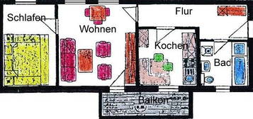 2-Raumwohnung in Ilmenau