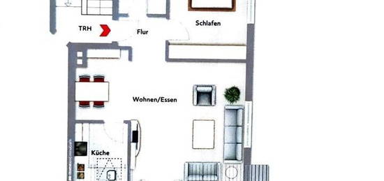 2 Zimmer Wohnung ab 02/2025 in 78239 Rielasingen-Worblingen