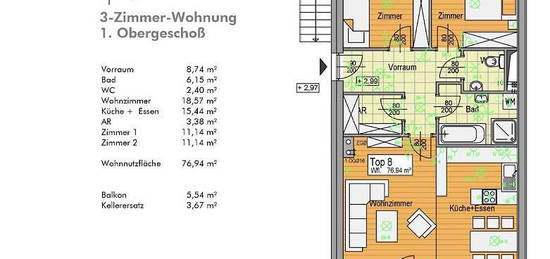 Sonnige Wohnung in Top Lage von Waidhofen an der Thaya (Privat-keine Marklerprovision)