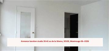 Studio 30m2 : 870eur/mois cc Montrouge