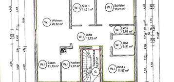 Freundliche und gepflegte 4-Zimmer-Erdgeschosswohnung mit Balkon und Einbauküche in Freigericht