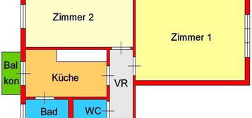 Provisionsfrei: großzügige 2-Zimmer-Dachgeschoßwohnung bei TU / Steyrergasse