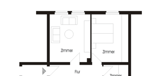 Modernisierte 3-Zimmer-Wohnung