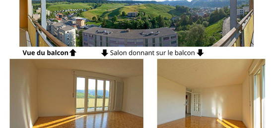 Appartement 4 pièces rénové en 2023 à louer au Locle – Suisse