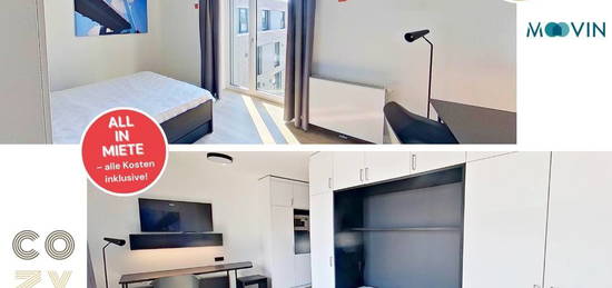 Stylisches Mikroapartment mit All-In-Miete im beliebten Neubauprojekt COZY - leben im Zentrum von Hamburg