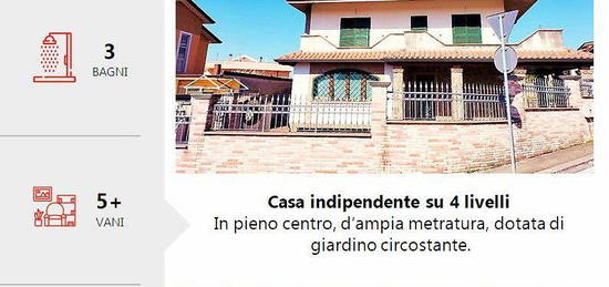 Casa indipendente in centro, su 4 livelli