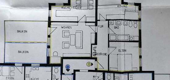 Attraktive 3-Zimmer-Wohnung mit Balkon in Sigmaringen