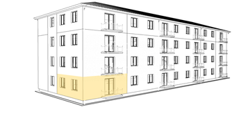 3 izbový byt  (67 m²) A103 na prízemí v NOVOSTAVBE, Kolárovo