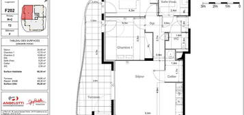 Beau T3 comme NEUF de 65 m² et terrasse 19 m², résidence « Le Parc des Cyclades », Sérignan (34410)