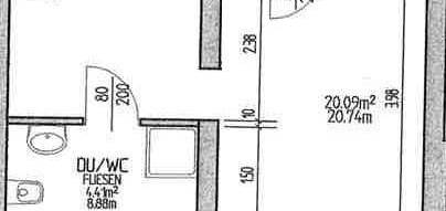 Teilmöblierte 1,5-Zimmer Wohnung im Zentrum von Bad Sauerbrunn