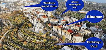 ÇELEBİOĞLU GYD BARIŞ MAHALLESİ VADİ MANZARALI SATILIK 2+1 DAİRE