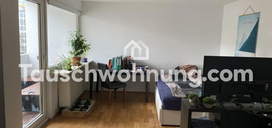 Tauschwohnung: Biete 1/1.5-Zi. in Schwabing für 2-Zimmer