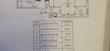 Vanzare apartament 3 camere decomandat, stadion Rapid, necesita renovare, etaj 1