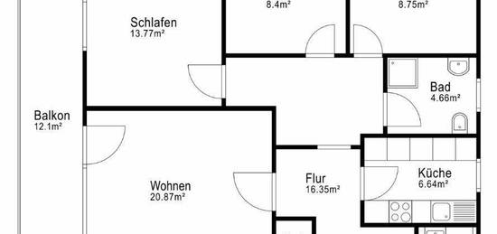 4 Zimmer Wohnung / Mietwohnung in Hamburg Neugraben