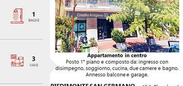 Appartamento in centro con garage