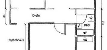 Gut geschnittene 3-Zimmer-Wohnung in Osterfeld mit Balkon