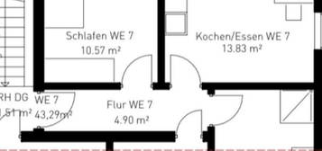 Erstbezug: Stilvolle 1-Raum-Dachgeschosswohnung in Donau-Ries (Kreis)