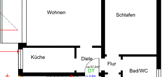 2-Zimmer-Wohnung in zentraler Lage von Troisdorf (zur Zeit in Renovierung)