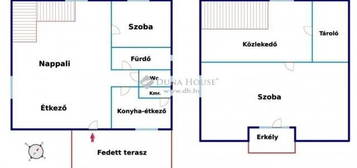 Eladó családi ház, Kecskeméten 55 M Ft, 3 szobás