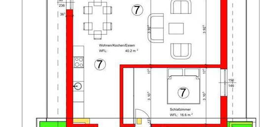 Wohnung Penthouse Heppenheim