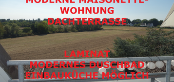 EXKLUSIV MAISONETTE HELL MOD. DUSCHBAD EINBAUKÜ. MÖGL LAMINAT TERRASSE INS GRÜNE KAISERSWERTH 4. OG