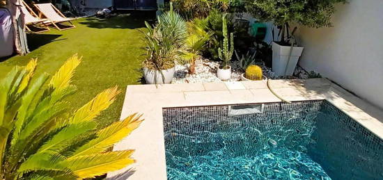 Maison 4 pièces avec jardin et piscine