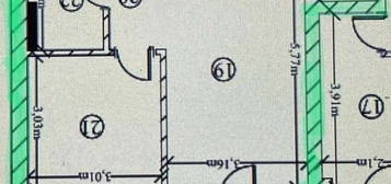 2 Camere Open Space Etaj 3/12 Bloc Nou Poitiers