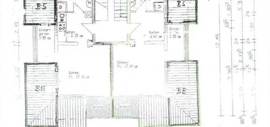 Schönes 1,5-Raum Dach-Apartment im Zentrum mit Blick über Weiden