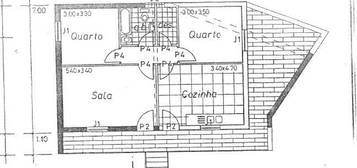 Arrendamento de Apartamento T2 ,   souto do picao, 123