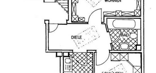 2 Zimmer Wohnung DG in Lindenau zu vermieten