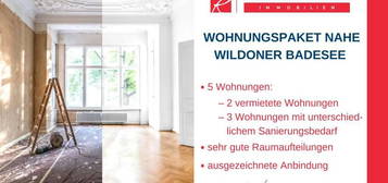 Wohnungspaket: 5 Einheiten mit Balkon verfügbar