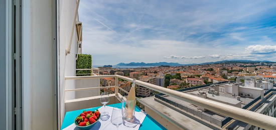 Cannes galia -appartement t3 vue mer