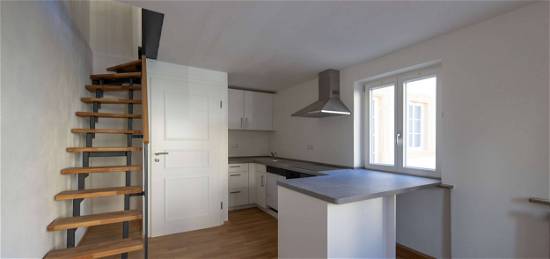 Vollständig renovierte 2-Zimmer-Maisonette-Wohnung mit EBK in Schwäbisch Gmünd