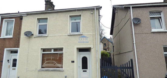 End terrace house to rent in Dunraven Street, Aberkenfig, Bridgend . CF32