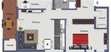 Modern ausgestattete u. energieeffiziente Wohnung in schöner Lage mit Pkw-Stellplatz in Euren