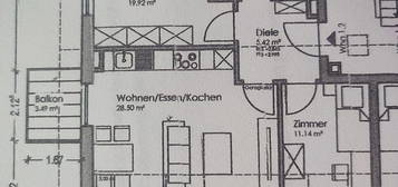 3,5 Zimmer Wohnung Neubau 1.OG Balkon Keller