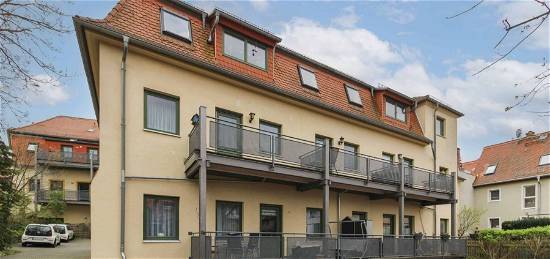 Zuverlässig vermietete 2-Zimmer-Erdgeschosswohnung im betreuten Wohnen in Freiberg
