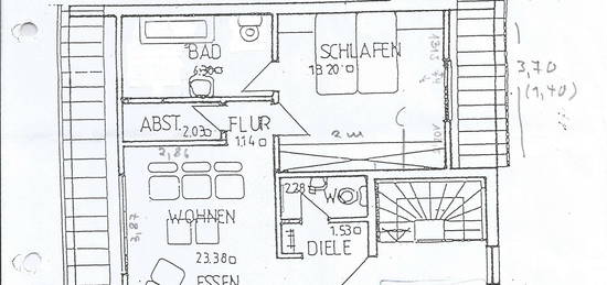 Gemütliche, helle 2-Zimmer-Dachgeschosswohnung in Babenhausen