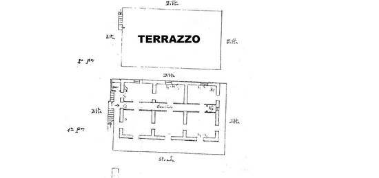 S.m.la stella:semindipendente 140 mq con terrazzo