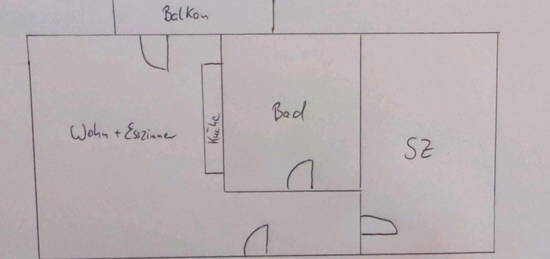 2-Raum Wohnung in Klein Kreutz