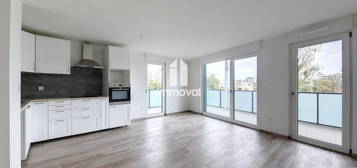 Appartement  à louer, 3 pièces, 2 chambres, 61 m²