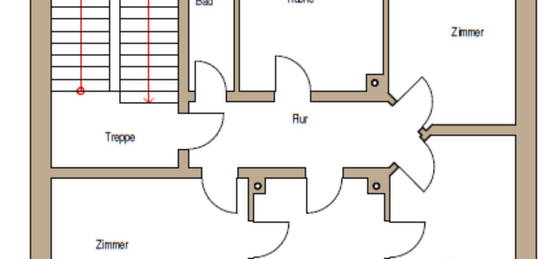 Freundliche und gepflegte 4-Zimmer-Wohnung in Aue